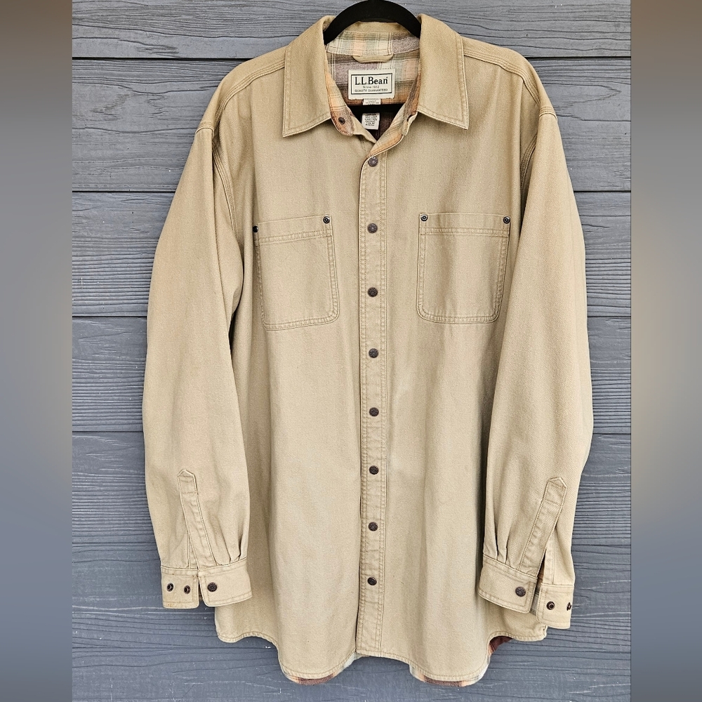 L.L. Bean Men's Heavy Canvas Jacket Size XL Tall